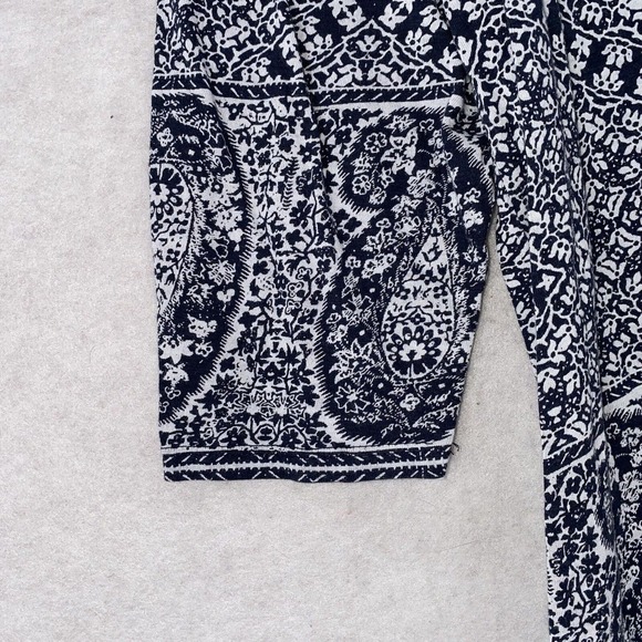 Lucky Brand Tunic Top Womens‎ 1X Boho Peasant Blouse Floral Ditsy Paisley - Picture 6 of 14